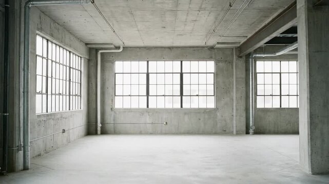 Transforming empty industrial space into vibrant creative studio with artistic design and dynamic work environment