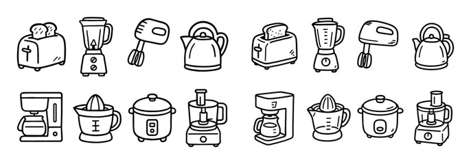Kitchen Appliances Icons