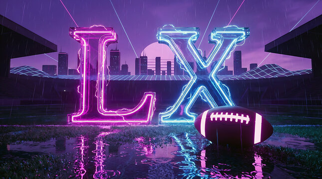 Super bowl lx: electrifying championship night. epic game day spectacle.