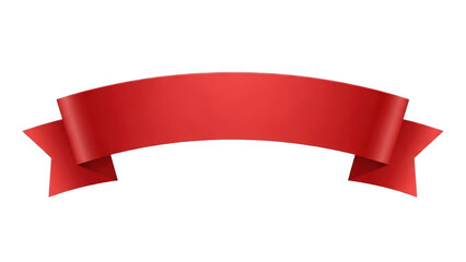 Red ribbon banner