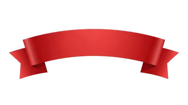 Red ribbon banner