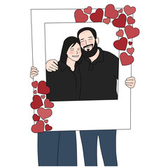 man holding a balloon