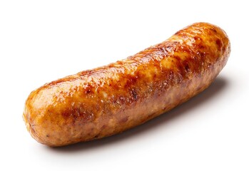 Sizzling Sausage: A mouthwatering, golden-brown sausage, expertly grilled and perfectly cooked, offers a tempting glimpse of culinary delight.