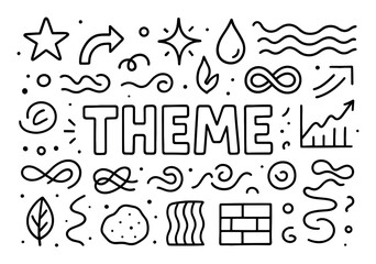 Doodle Icons Illustration