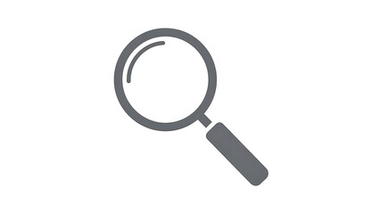 magnifying glass isolated on white