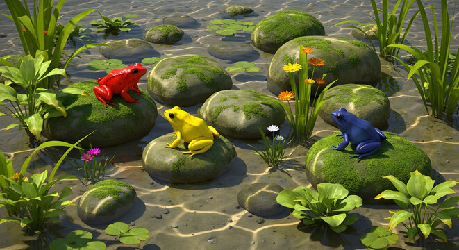 Poison Dart Frogs in Nature