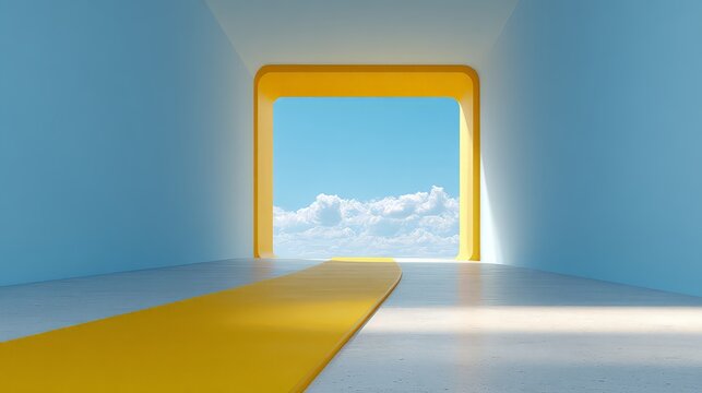 A liminal space is a place of transition (like a hallway or a waiting room)