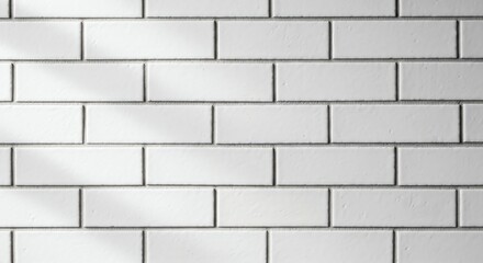 Fototapeta premium White brick wall texture