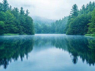 Landscape Peaceful Nature Mountains Lake Scenery