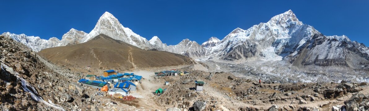 Gorak shep village Mount Everest base camp Nepal