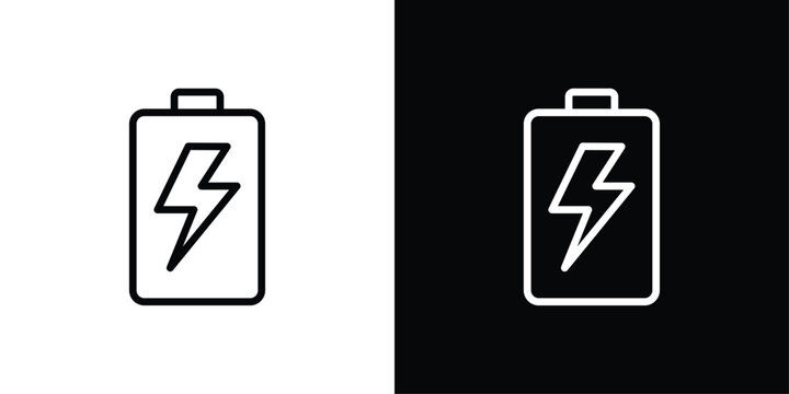 Battery Icon Sheet Black And White