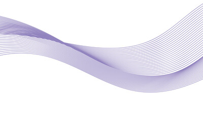 Fototapeta premium Abstract luxury ribbon pattern creating cinematic depth