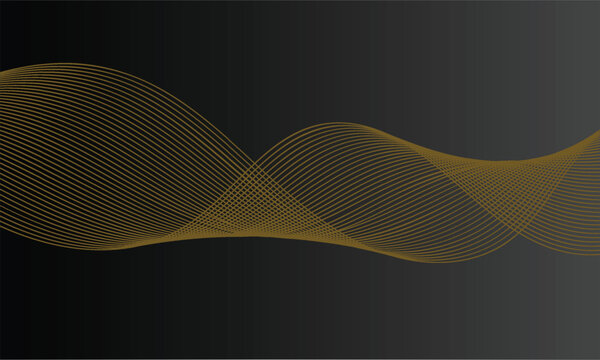 Smooth modern wave art creating a premium backdrop