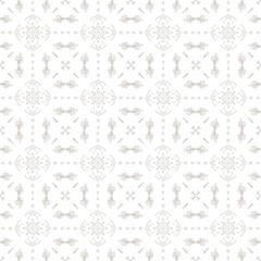 vector seamless pattern with snowflakes