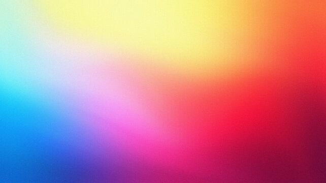 Vibrant color spectrum gradient background with bright light and motion blur effect