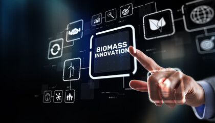 Advanced biomass processing technology converting organic waste into renewable energy sources