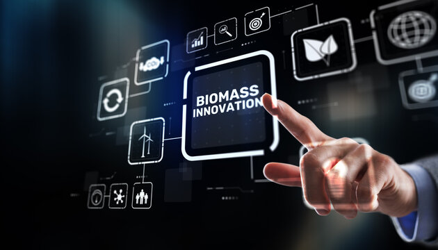 Advanced biomass processing technology converting organic waste into renewable energy sources
