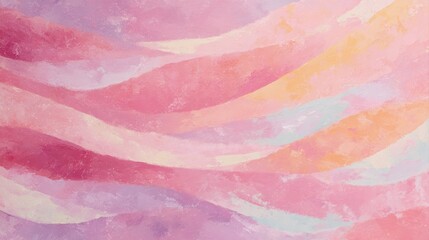 音の流れを表現した抽象画 パステル背景