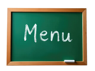 Obraz premium A blackboard with a menu written on it