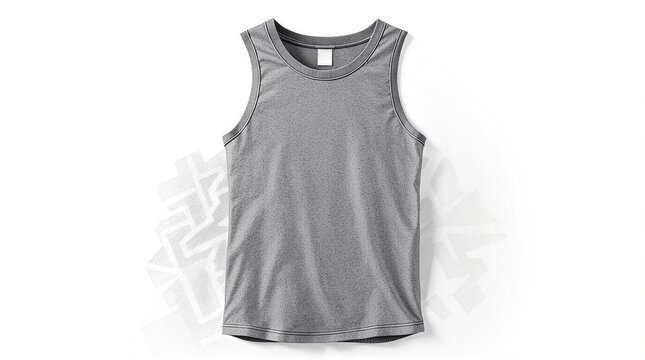 Athletic tank top mockup
