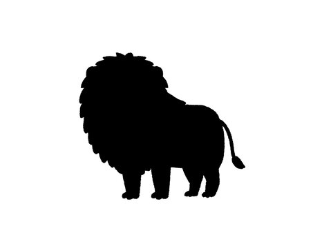 Gambar ilustrasi seekor Singa jantan dewas