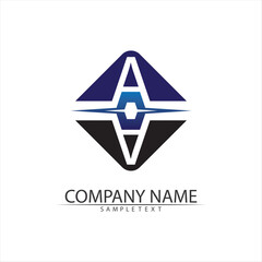 Obraz premium A Letter Logo Template