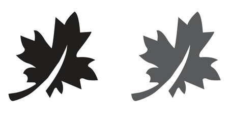 Obraz premium Leaf and Nature Icons Set