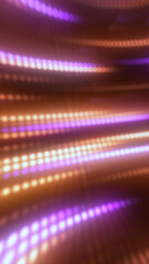 Obraz premium Abstract glowing stripes of orange and purple light creating a futuristic motion blur pattern