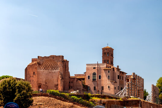 Monumentos de la ciudad eterna de Roma, en Italia