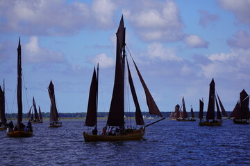 Zeesenbootregatta am Bodden bei Bodtstedt