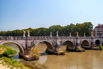 Obraz premium Monumentos de la ciudad eterna de Roma, en Italia