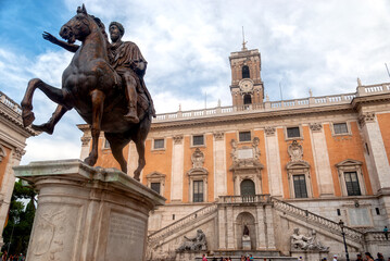 Colina Capitolina en Roma, Italia