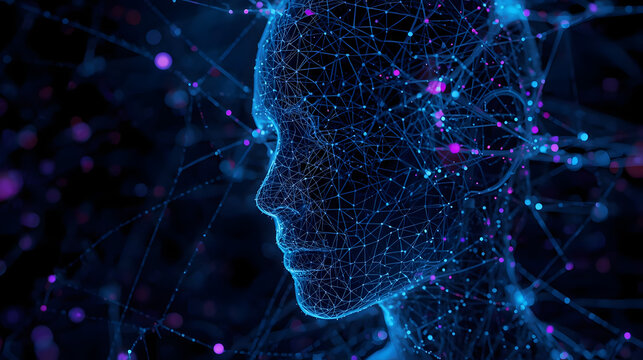 Artificial Neural Network Visualization with Human Face Mesh