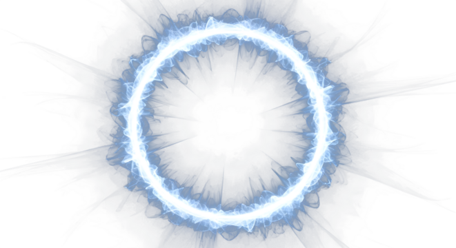Electric blue circular energy pattern with dynamic light effects – Best for graphic design, web banners, social media posts, marketing, presentations, and creative projects - Powered by Adobe