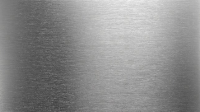 Close-up of smooth brushed metal surface with subtle texture