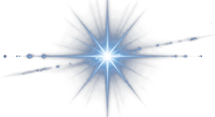 Bright starburst effect with blue rays on white – Best for graphic design, web banners, social media posts, marketing, presentations, and creative projects