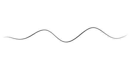 Obraz premium Abstract sine wave isolated on transparent background for scientific illustration