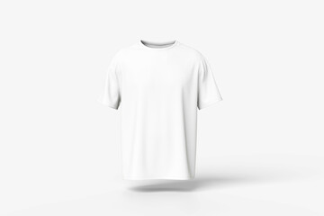 Blank T-Shirt branding for mockup - 3D Illustration