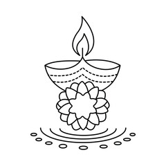 Indian Festival Icon. Vector Design
