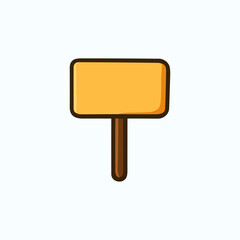 Medical hammer icon logo flat vector design