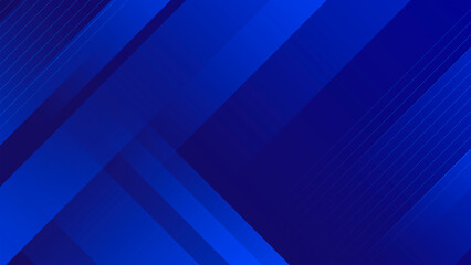 Vibrant blue abstract background with dynamic diagonal lines