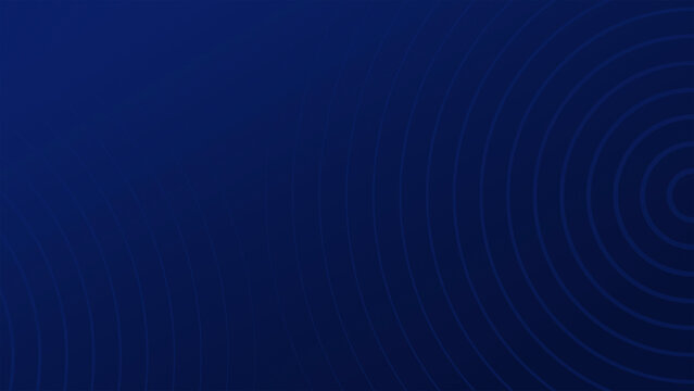 Dark blue background with concentric circles pattern