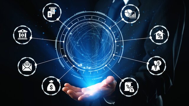 Personal finance with savings, investment and budgeting icons showing money management, financial planning and personal economic strategy. Gist