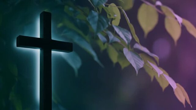 Ash Wednesday, a sacred symbol of faith and hope, illuminates a pathway through nature's embrace