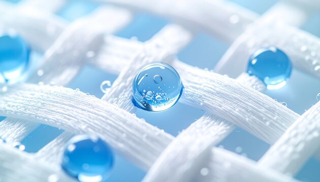 繊維に吸着するウォータードロップ クリーン洗剤表現 ジェネレーティブAI