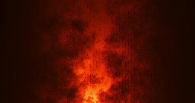 The abstract background resembles the movement of smoke or flames, creating a mystical atmosphere. Its fluidity and dynamics immerse you in the world of mysterious images.