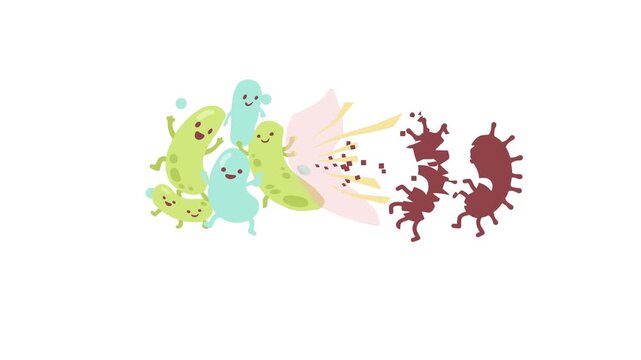 Healthy Cell vs Unhealthy Cell Vector