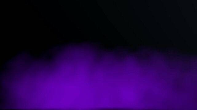 Video Purple Smoke Animation Effect