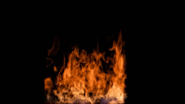 Video Fire Animation Video Effect