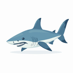 Obraz premium Shark In Sea Design Very Creepy